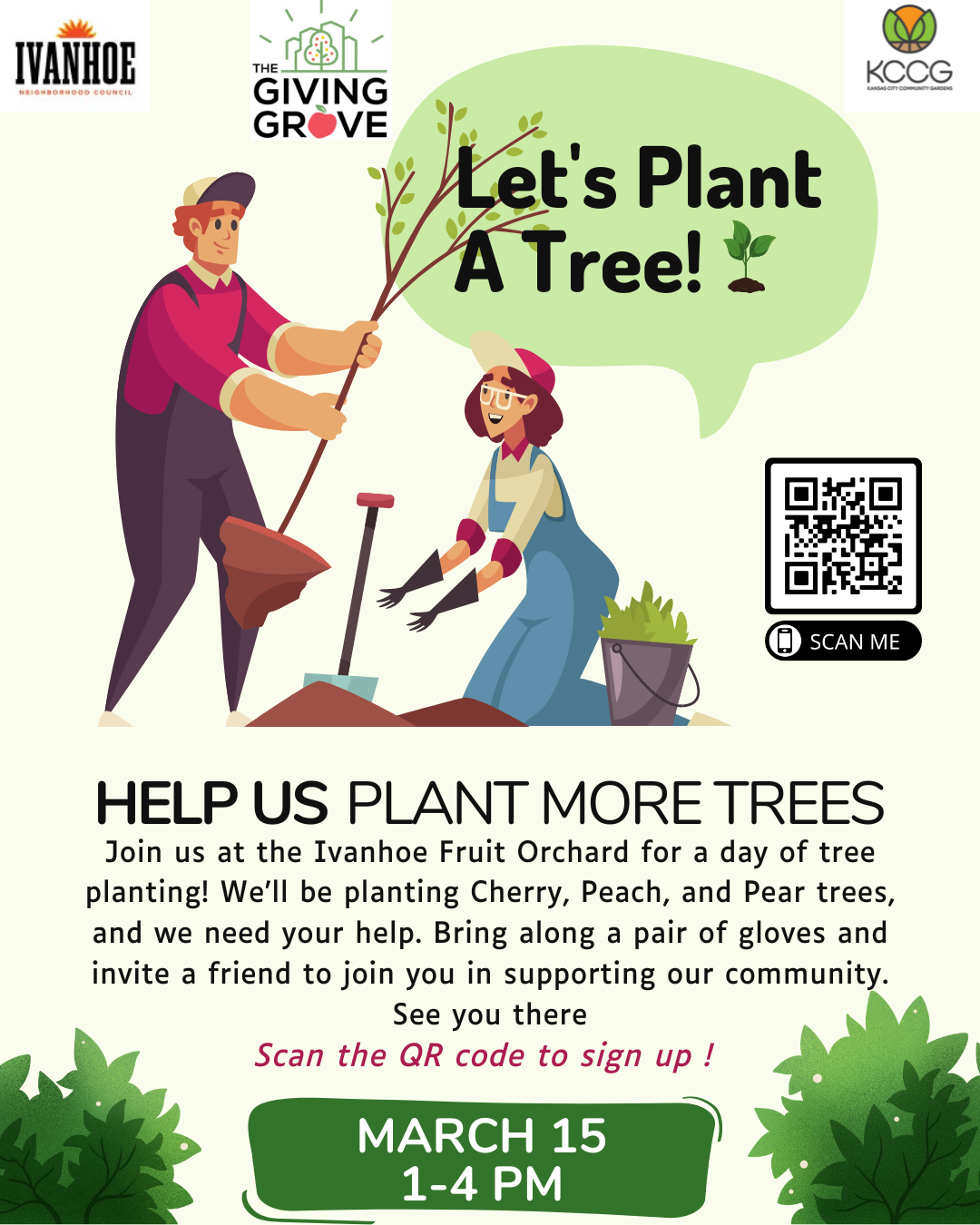 Tree Planting at Ivanhoe Orchard