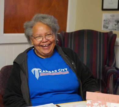 senior woman smiling